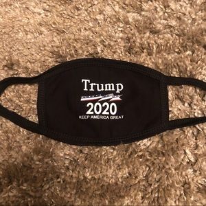 Trump 2020 Face Mask Keep America Great Black New